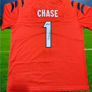 NFL Jamar Chase authentic signed Bengals Jersey